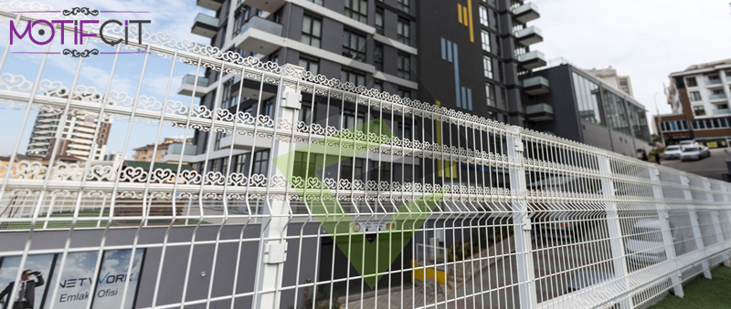 Motifli Panel Çit / Komple